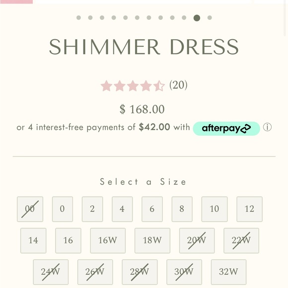 Ivy City Co Shimmer Dress size 20W Sold Out on the website! - Picture 4 of 5